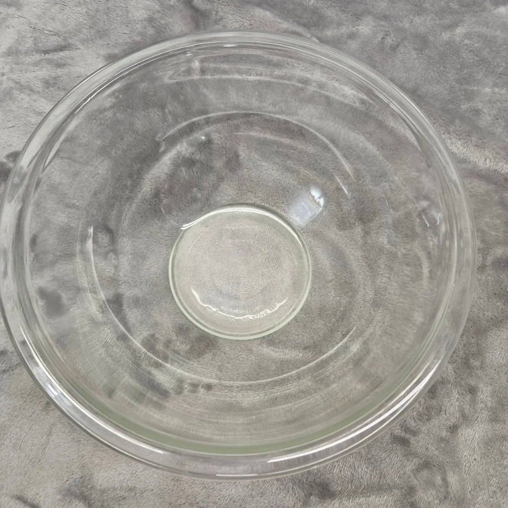 Pyrex 325 Clear Glass Mixing Bowl‎ 2.5 Quart 2.4L Round Serving Prep Bowl USA
